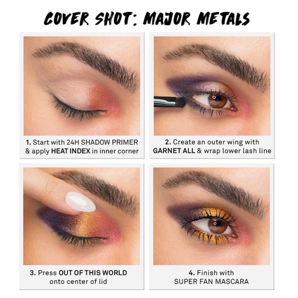 🆕 SMASHBOX COVER SHOT EYE PALETTE - MAJOR METALS - Picture 7 of 7